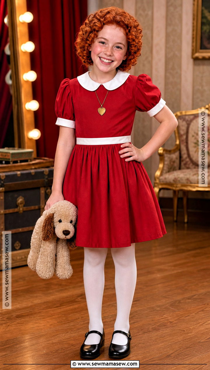Annie Orphan Costume - 30 characters with red hair costumes