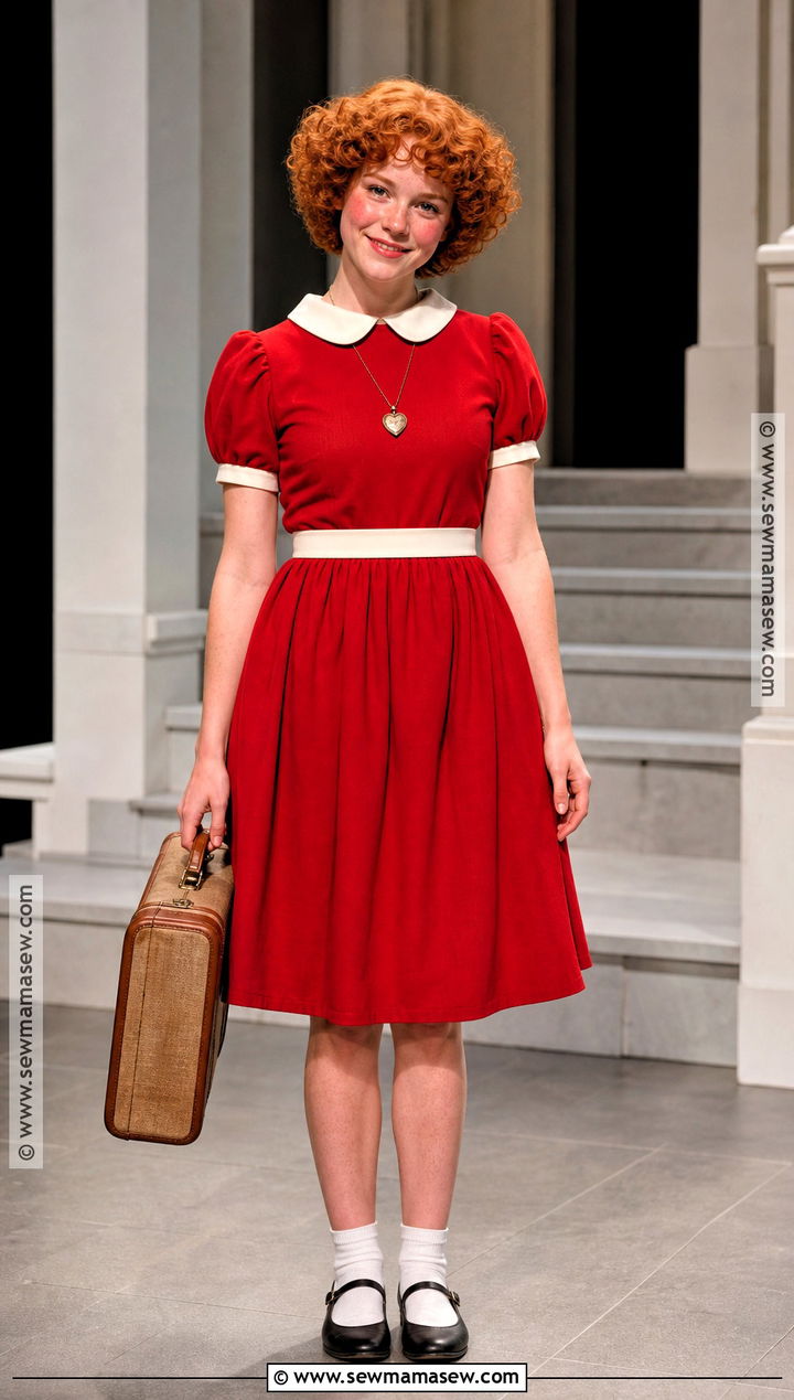 Annie Red Dress Costume - 30 red hair costumes