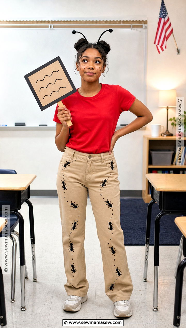 Ants In Your Pants Idiom Costume - 30 Idiom Dress Up Day Ideas