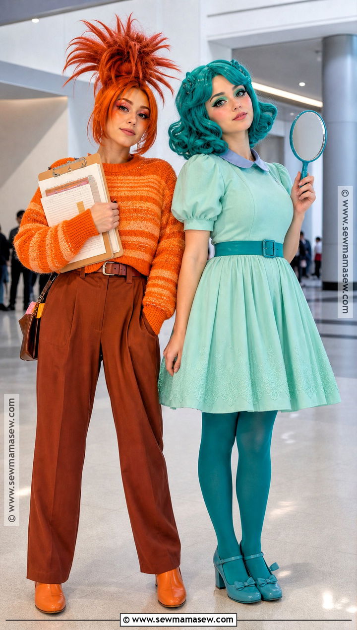 Anxiety And Envy Duo Cosplay - 35 inside out cosplay ideas