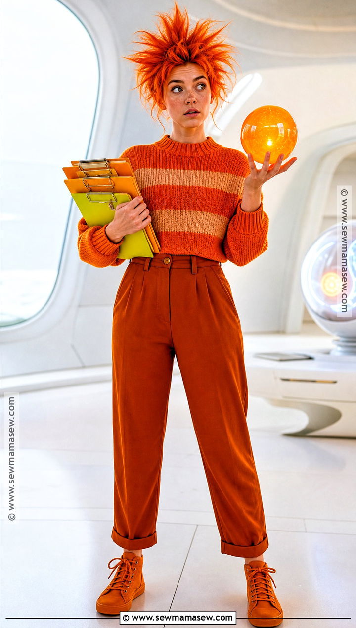 Anxiety Cosplay With Striped Sweater - 35 inside out cosplay ideas