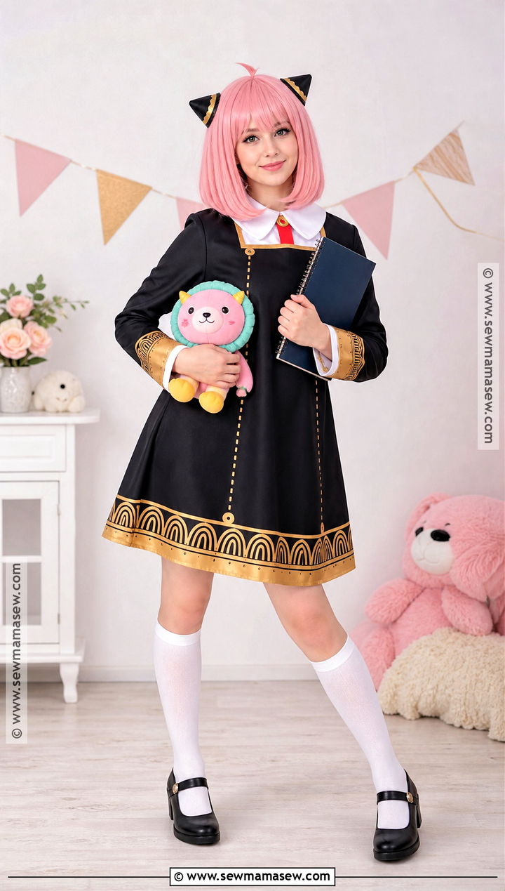 Anya Forger Cosplay Costume - 30 female cosplay anime ideas