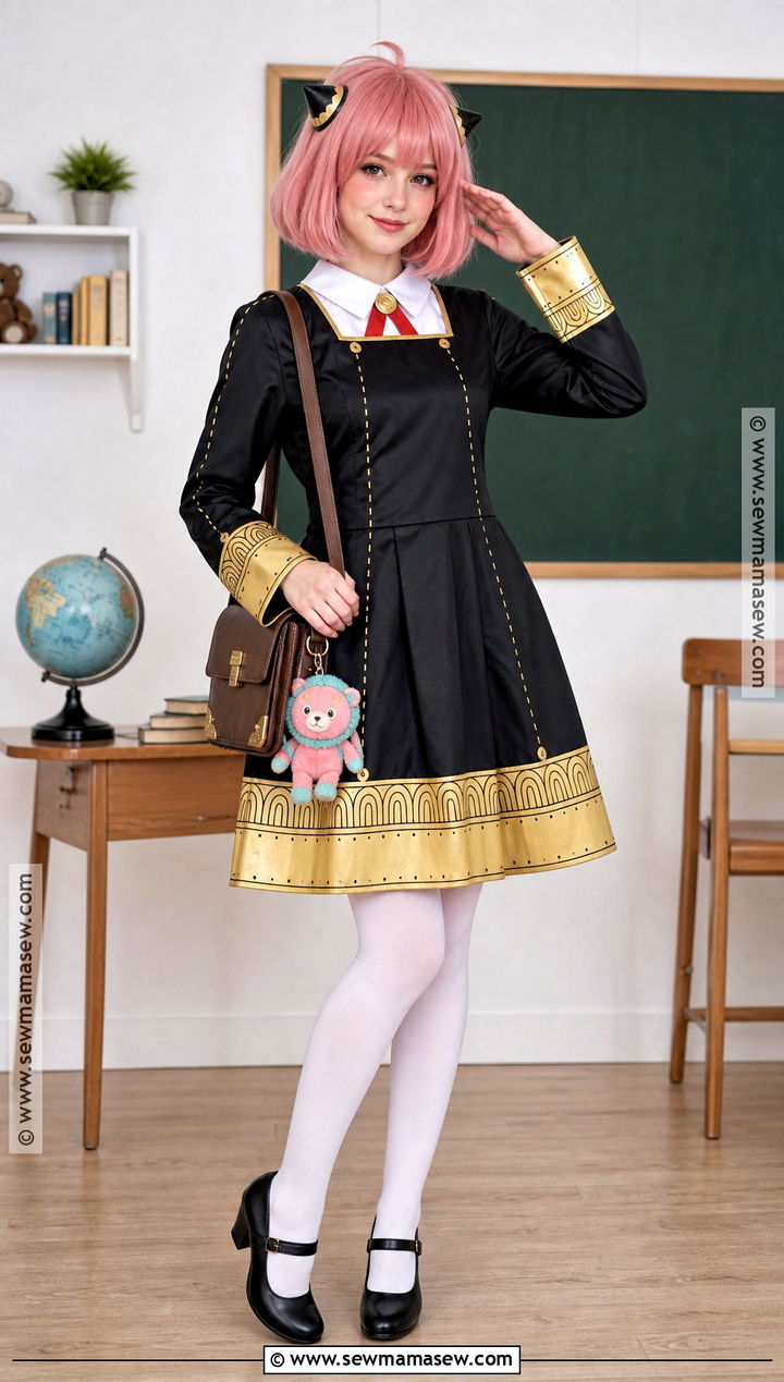 Anya Forger Costume With Pink Hair - 35 pink hair costume ideas