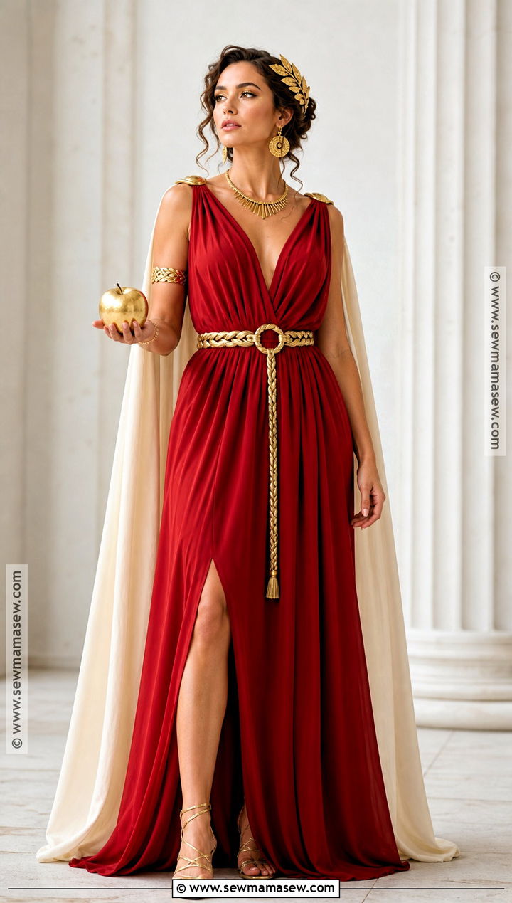 Aphrodite Golden Apple Costume - 50 greek goddess costume ideas