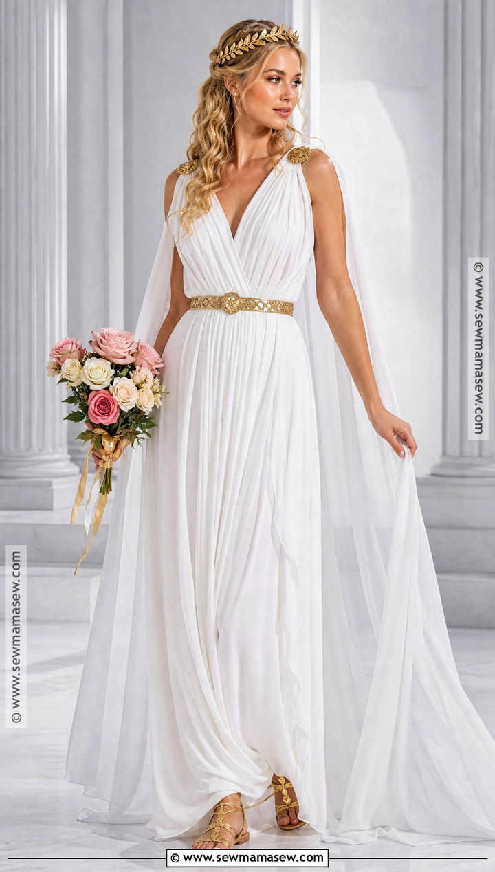 Aphrodite Greek Goddess Costume - 50 blonde halloween costumes