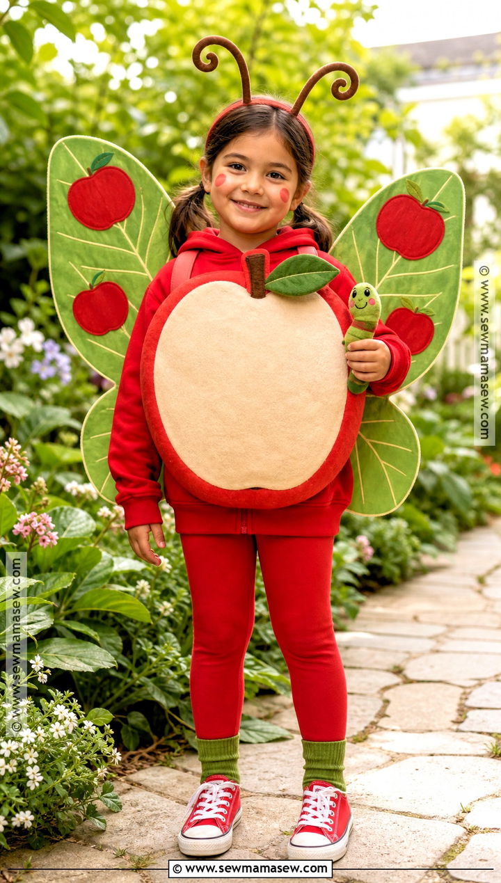 Apple Butterfly Costume - 30 apple costume ideas for kids