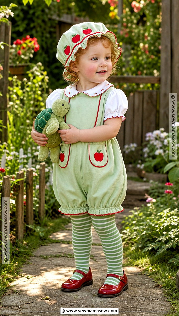 Apple Dumplin Costume With Green Bonnet - 35 strawberry shortcake characters costumes