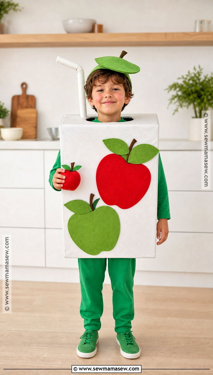 Apple Juice Box Costume - 30 apple costume ideas for kids
