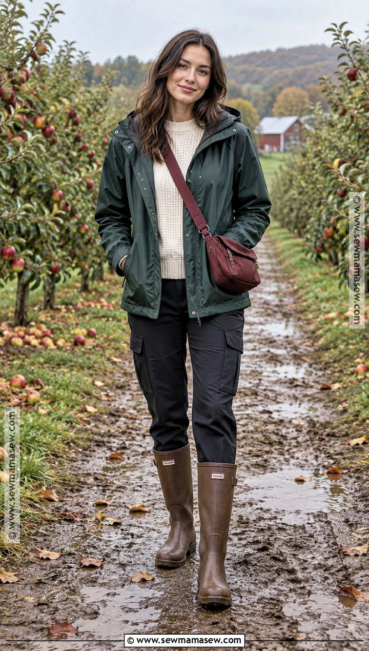 Apple Orchard Rainy Day Outfit - 25 Apple Orchard Outfit Fall Ideas