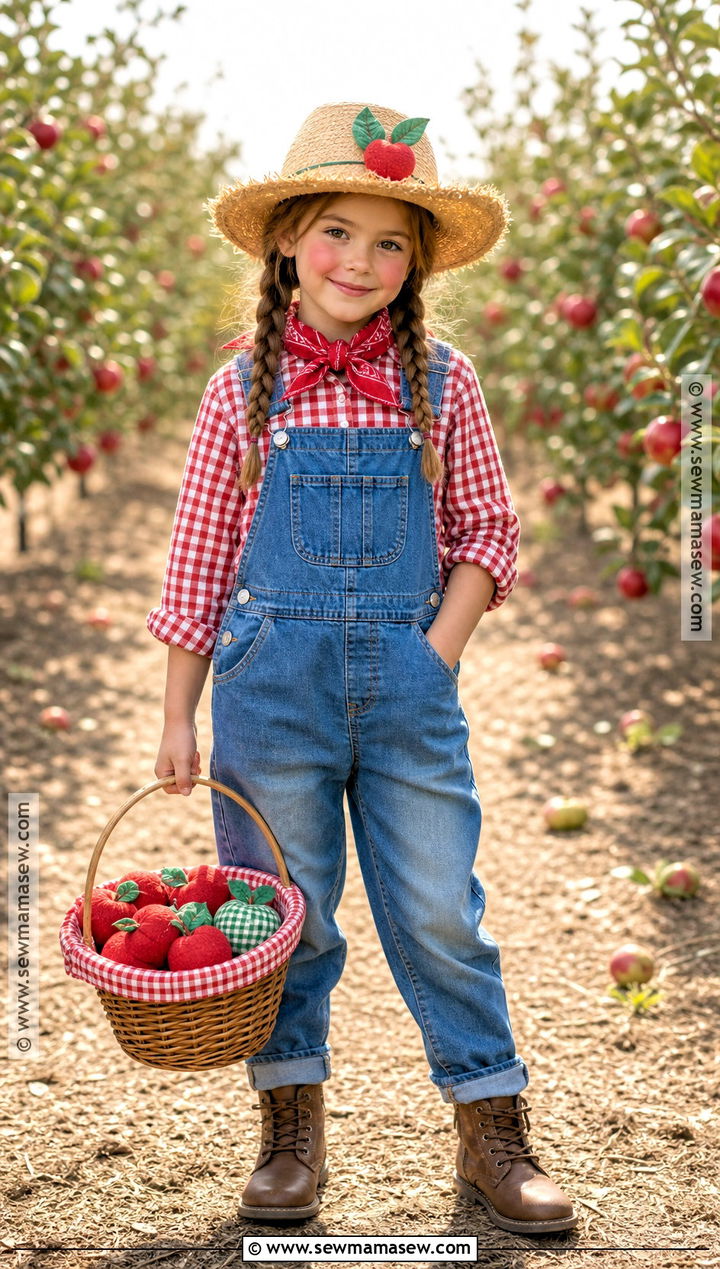 Apple Picking Costume - 30 apple costume ideas for kids