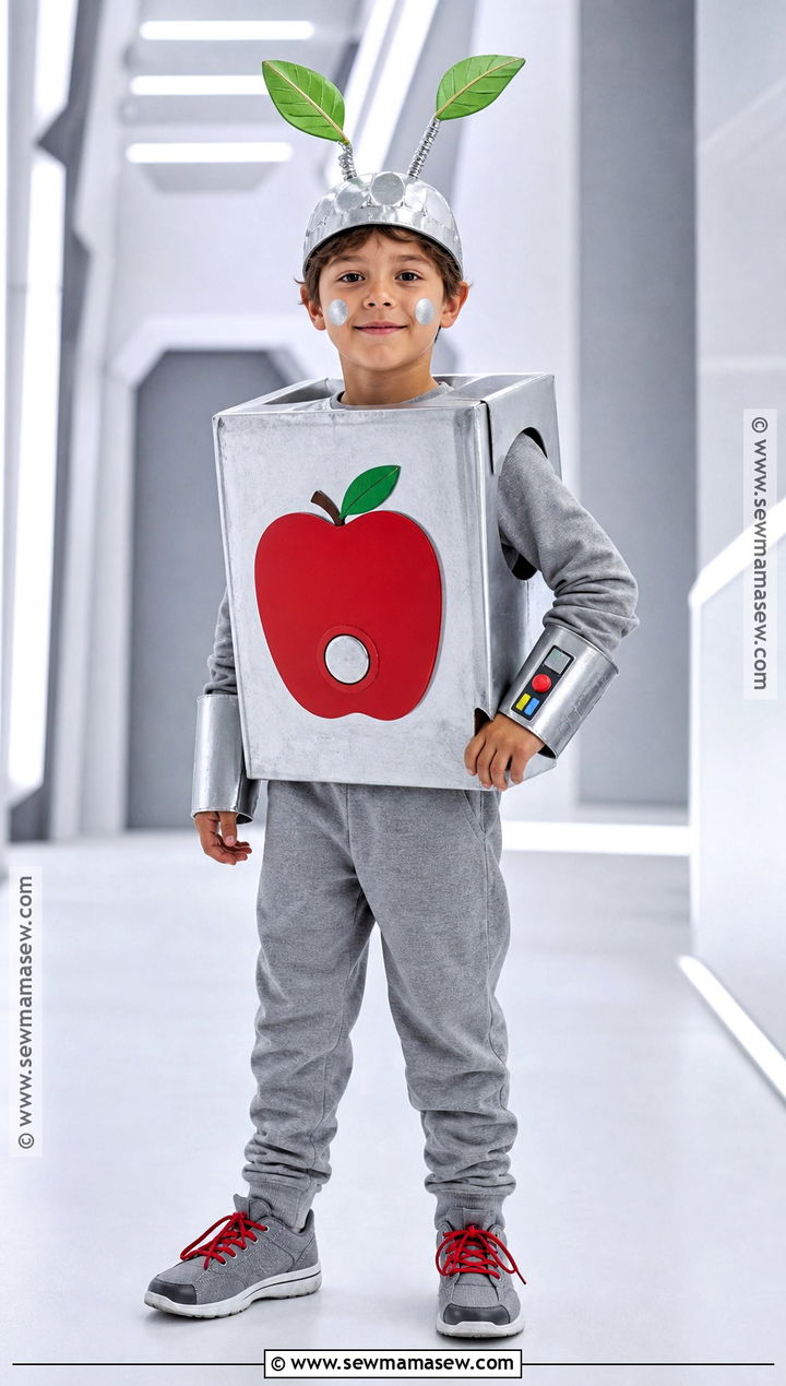 Apple Robot Costume - 30 apple costume ideas for kids