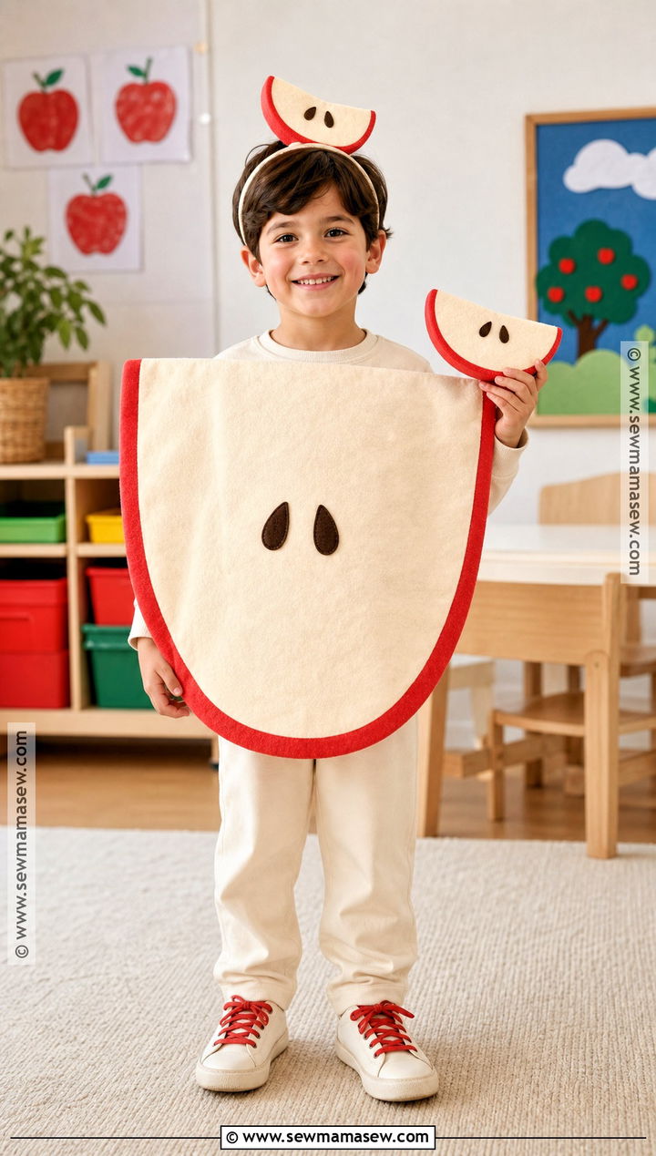 Apple Slice Costume - 30 apple costume ideas for kids