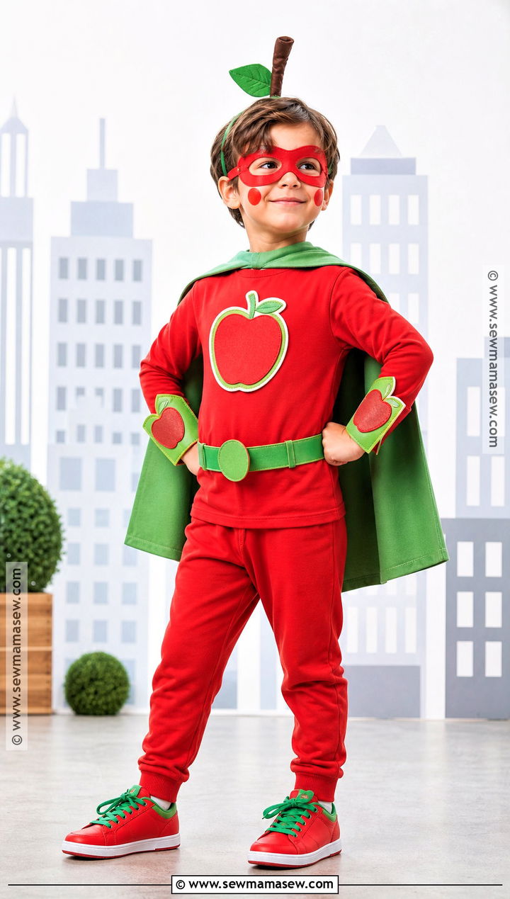 Apple Superhero Costume - 30 apple costume ideas for kids