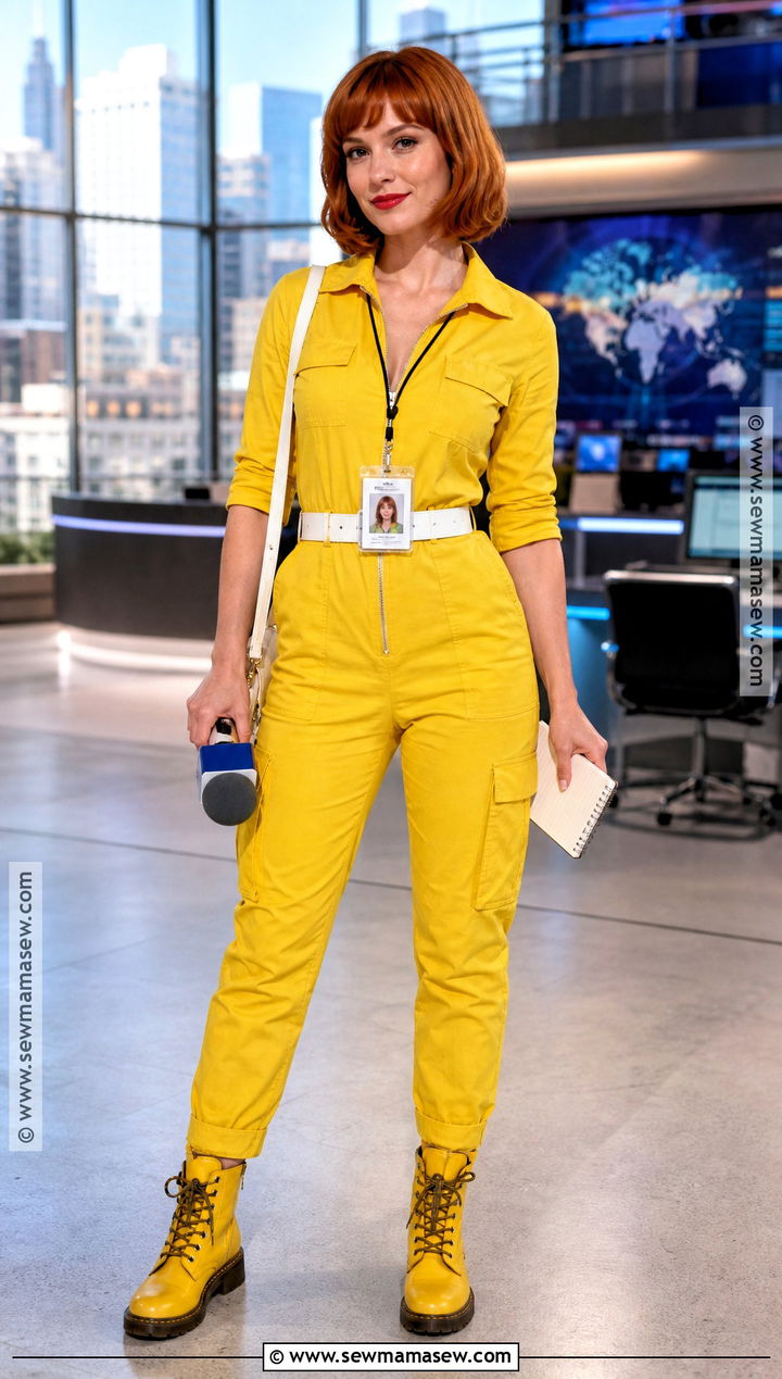 April ONeil Reporter Costume - 40 red head halloween costumes