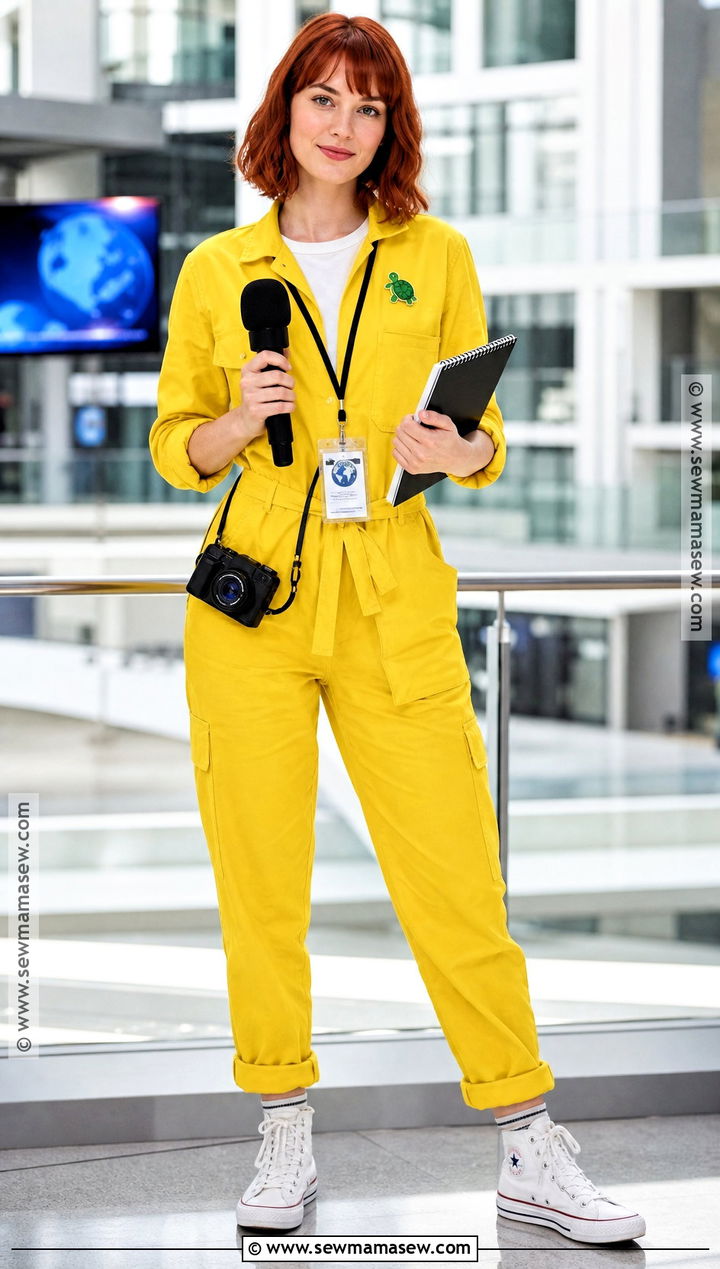 April ONeil Reporter Costume - 30 ninja turtles halloween costumes