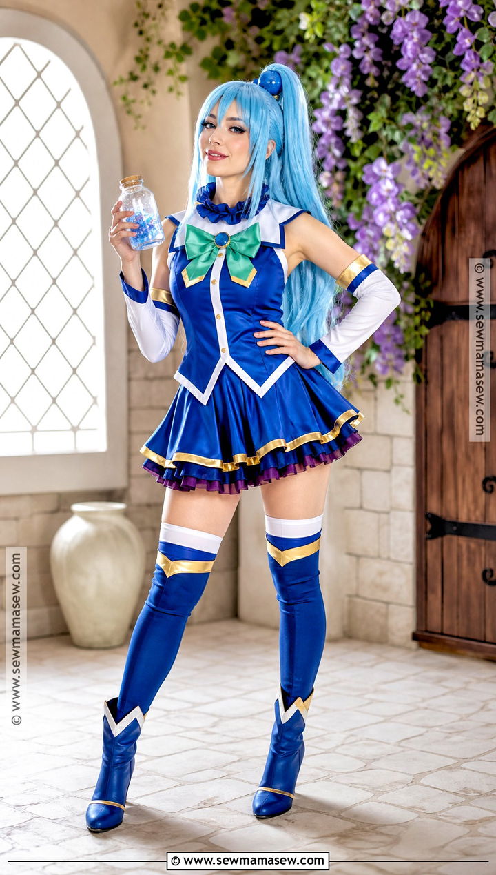 Aqua Anime Costume - 35 blue hair halloween costumes ideas