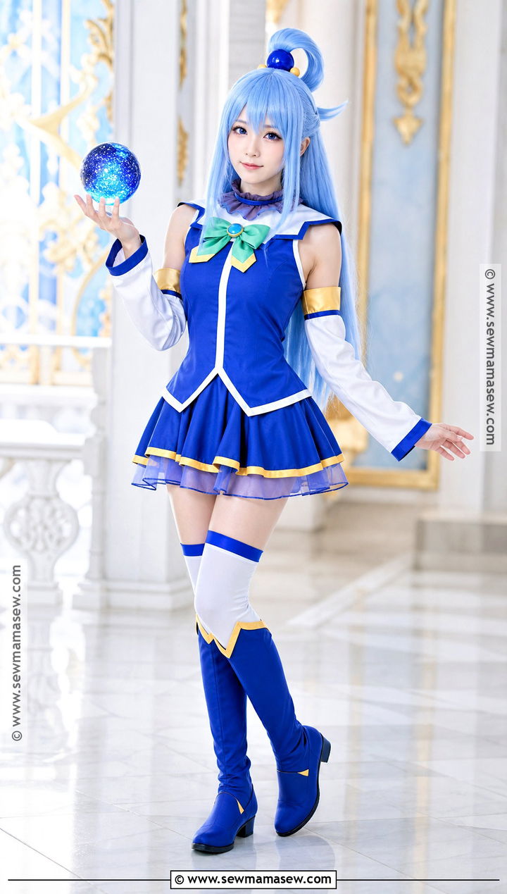 Aqua Cosplay With Long Blue Hair - 30 blue hair cosplay ideas