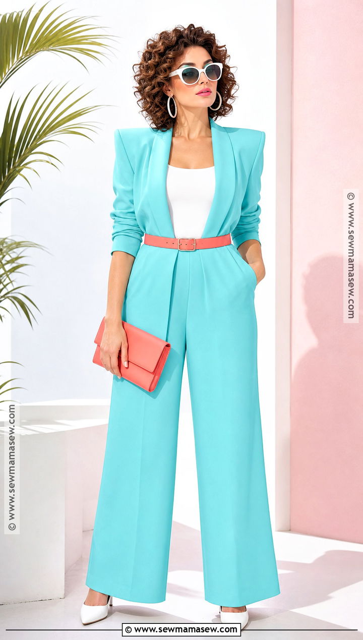 Aqua Jumpsuit Miami Vice Costume - 30 miami vice costume ideas for women
