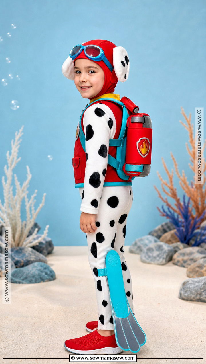 Aqua Marshall Paw Patrol Costume - 35 paw patrol costume ideas
