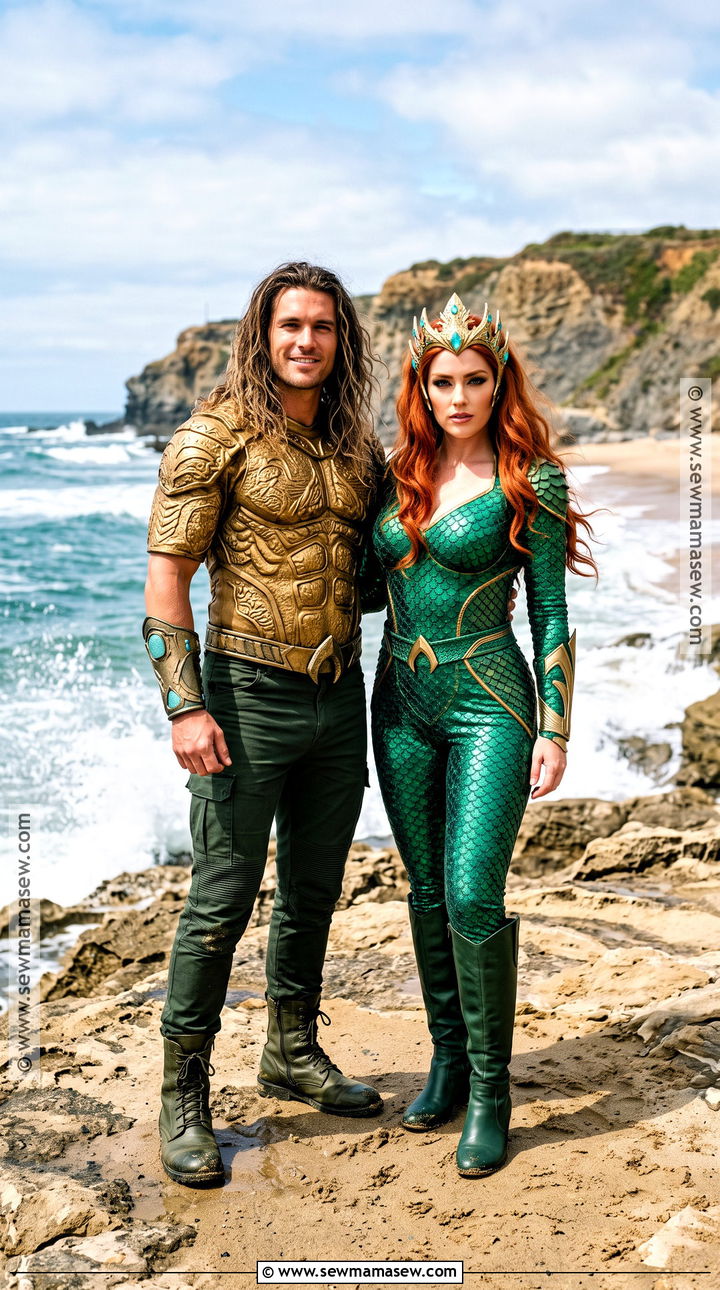 Aquaman And Mera Couple Costume - 30 super hero couple costumes