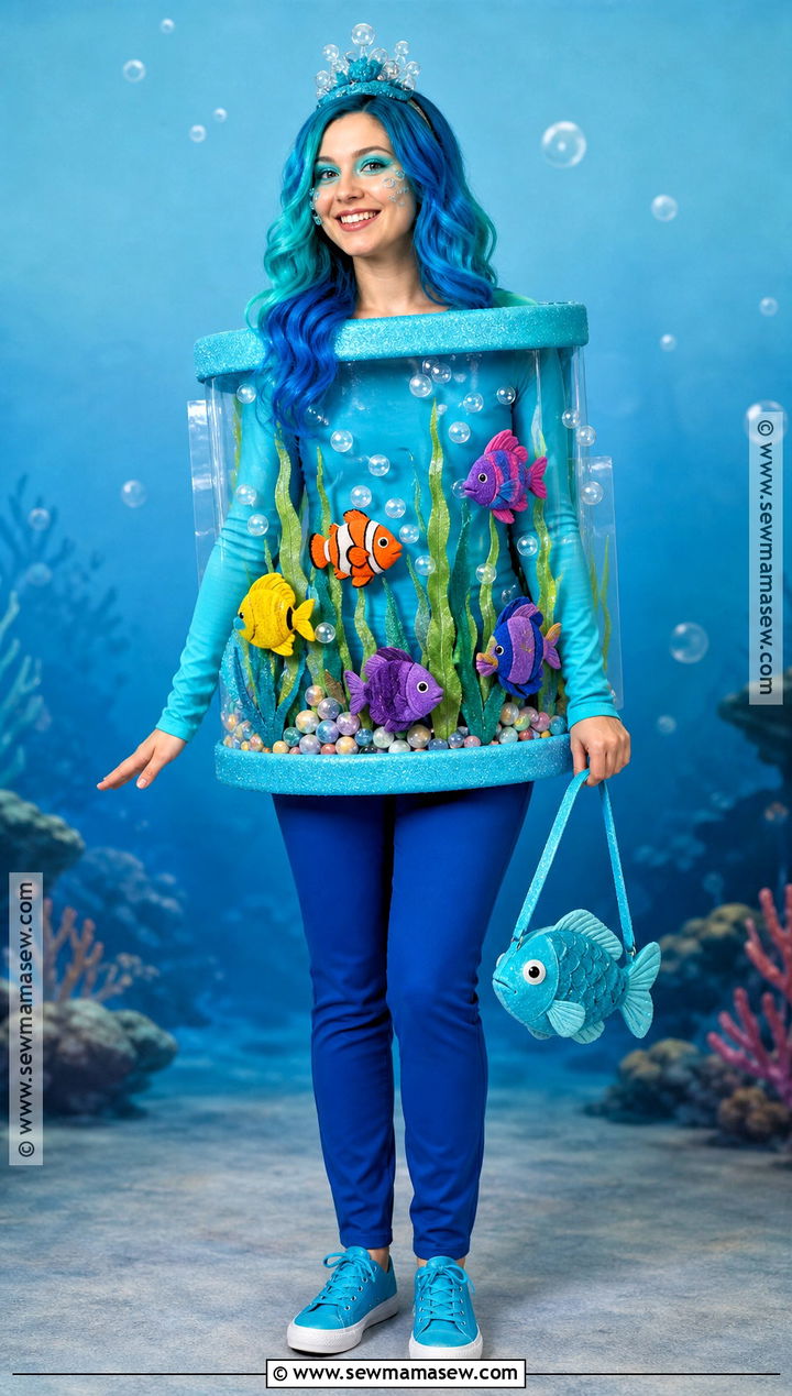Aquarium Costume With Colorful Fish - 40 unique costumes
