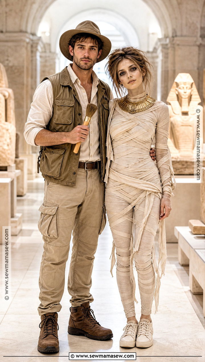 Archaeologist And Mummy Couples Costume - 40 unique couples halloween costume ideas