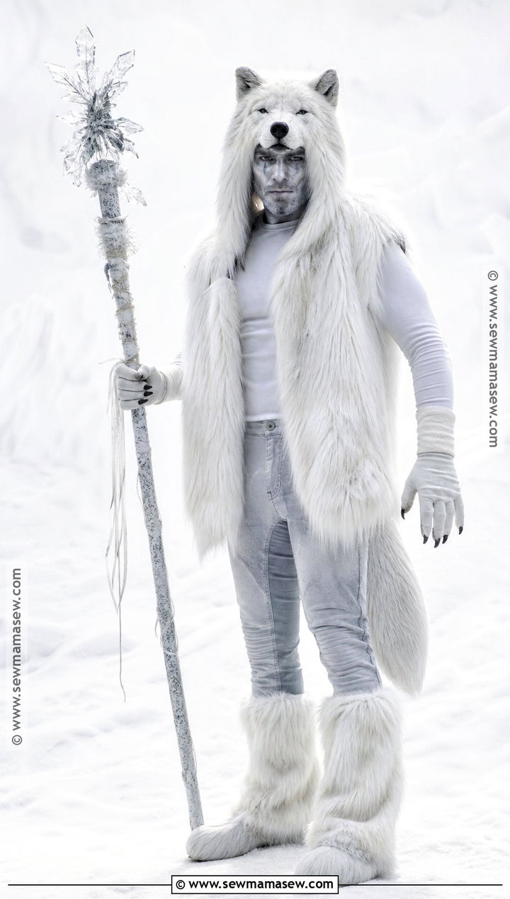 Arctic White Wolf Costume - 30 wolf costume ideas for men