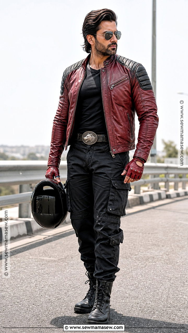 Ares Costume With Red Motorcycle Jacket - 30 percy jackson costume ideas