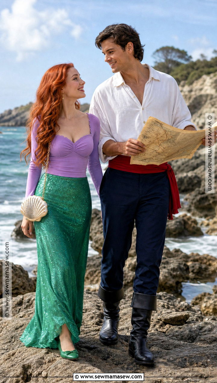 Ariel And Prince Eric Costume - 30 disney duo costumes