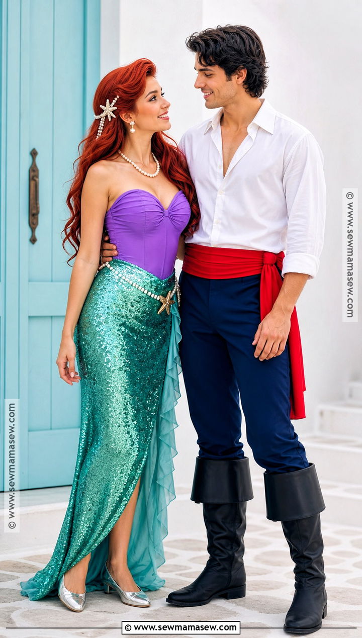 Ariel And Prince Eric Couple Costume - 40 iconic halloween costumes for couples