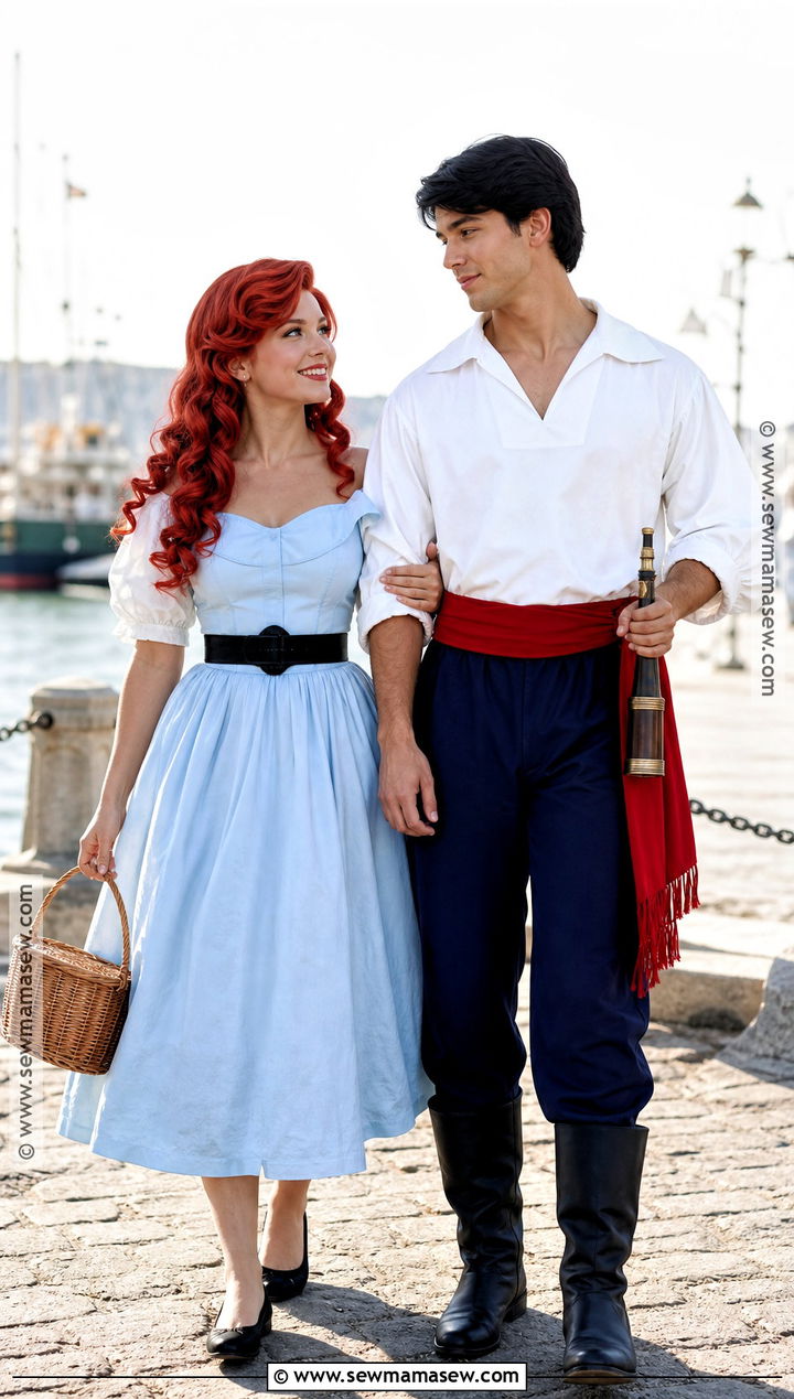 Ariel And Prince Eric Couple Costume - 40 little mermaid costume ideas
