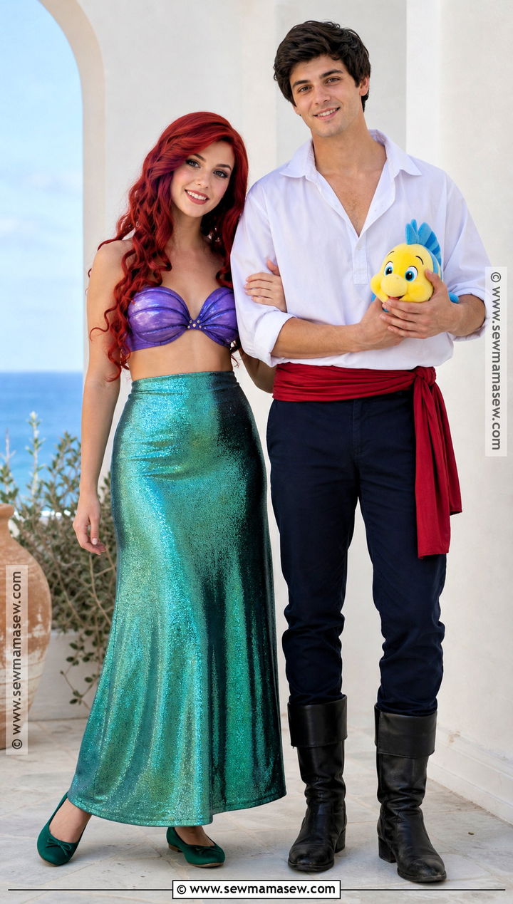 Ariel And Prince Eric Couple Costume - 45 duo halloween costumes for couples