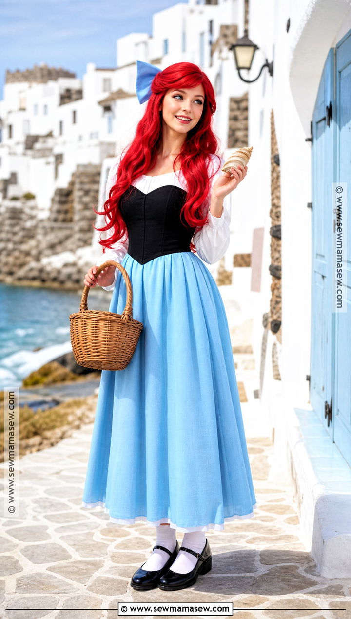 Ariel Blue Land Dress Costume - 30 Disney Princess Costume Ideas
