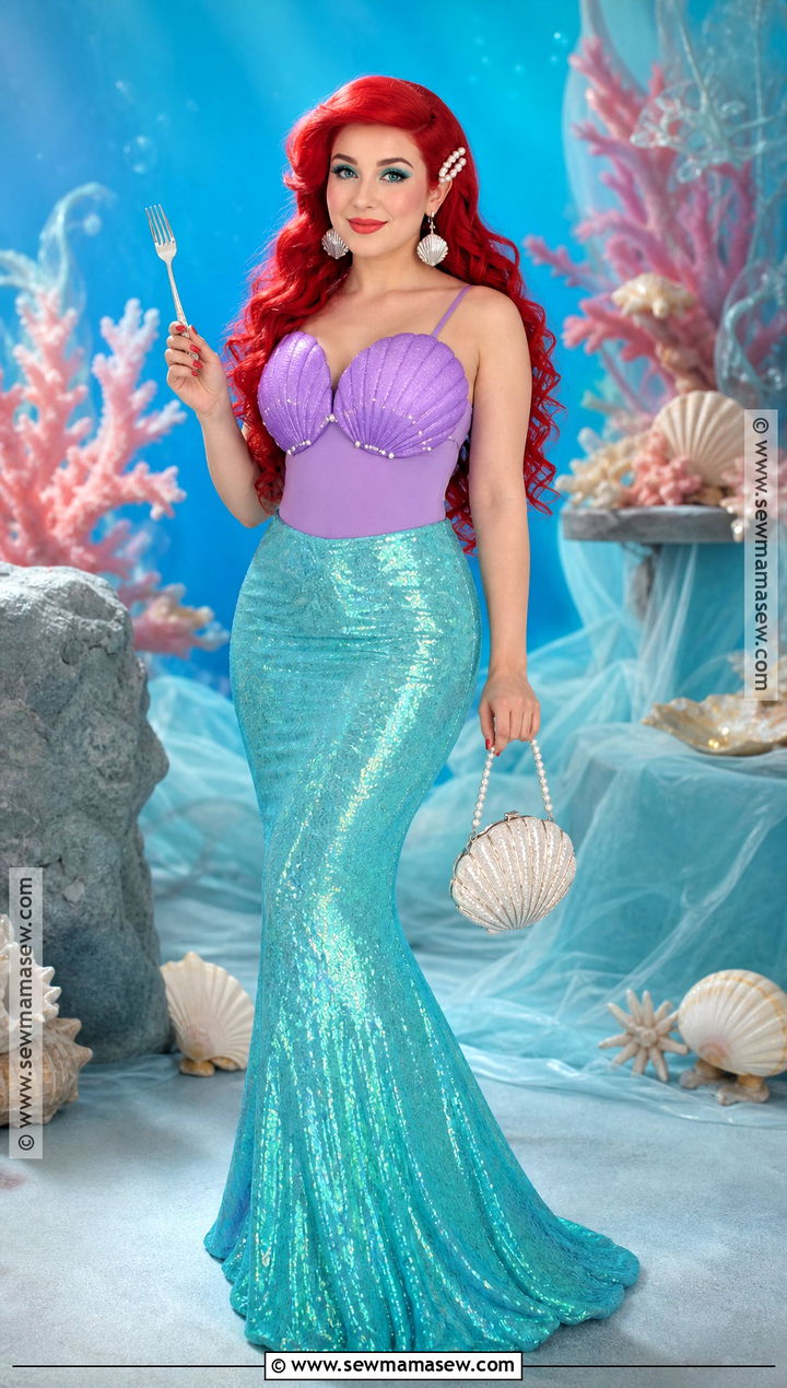 Ariel Mermaid Cosplay - 30 disney princess cosplay ideas