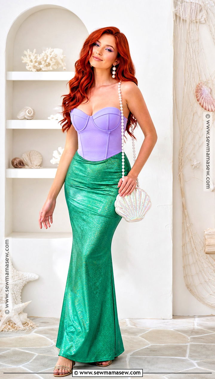 Ariel Mermaid Costume - 40 red head halloween costumes