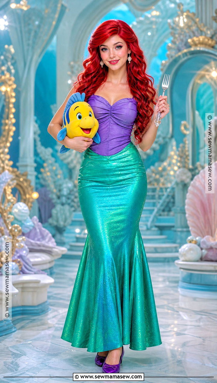 Ariel Mermaid Costume From The Little Mermaid - 30 80s movies costumes