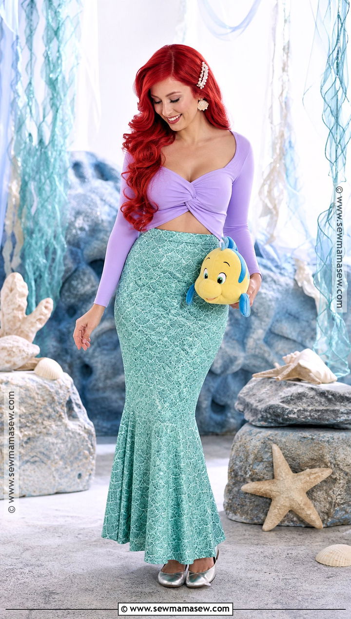 Ariel Mermaid Costume With Red Hair - 30 halloween costumes women red hair