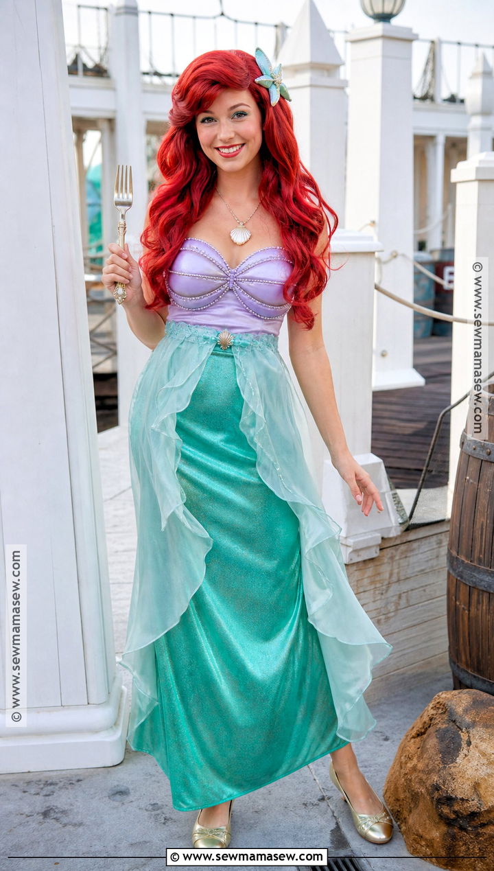 Ariel Mermaid Costume - 30 characters with red hair costumes