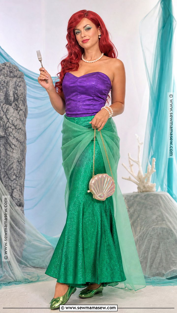 Ariel Mermaid Princess Costume - 30 costume princess ideas