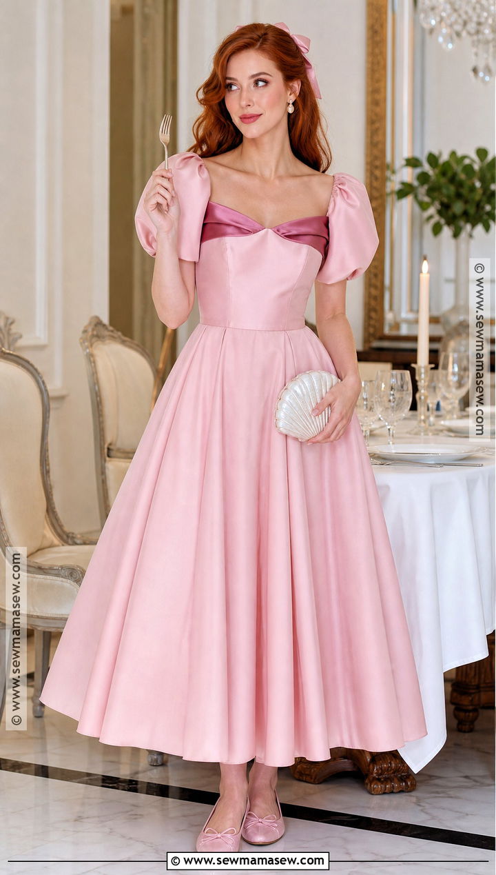 Ariel Pink Dinner Dress Costume - 40 disney princess halloween costumes