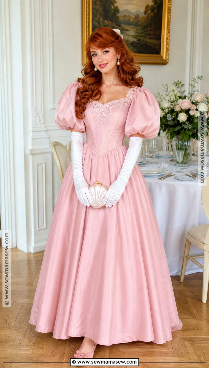 Ariel Pink Gown Cosplay - 30 disney princess cosplay ideas