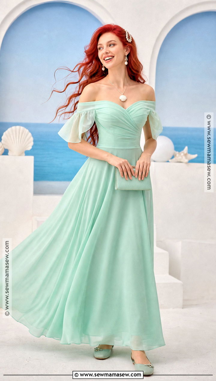 Ariel Seafoam Dress Costume - 45 disney princess costumes