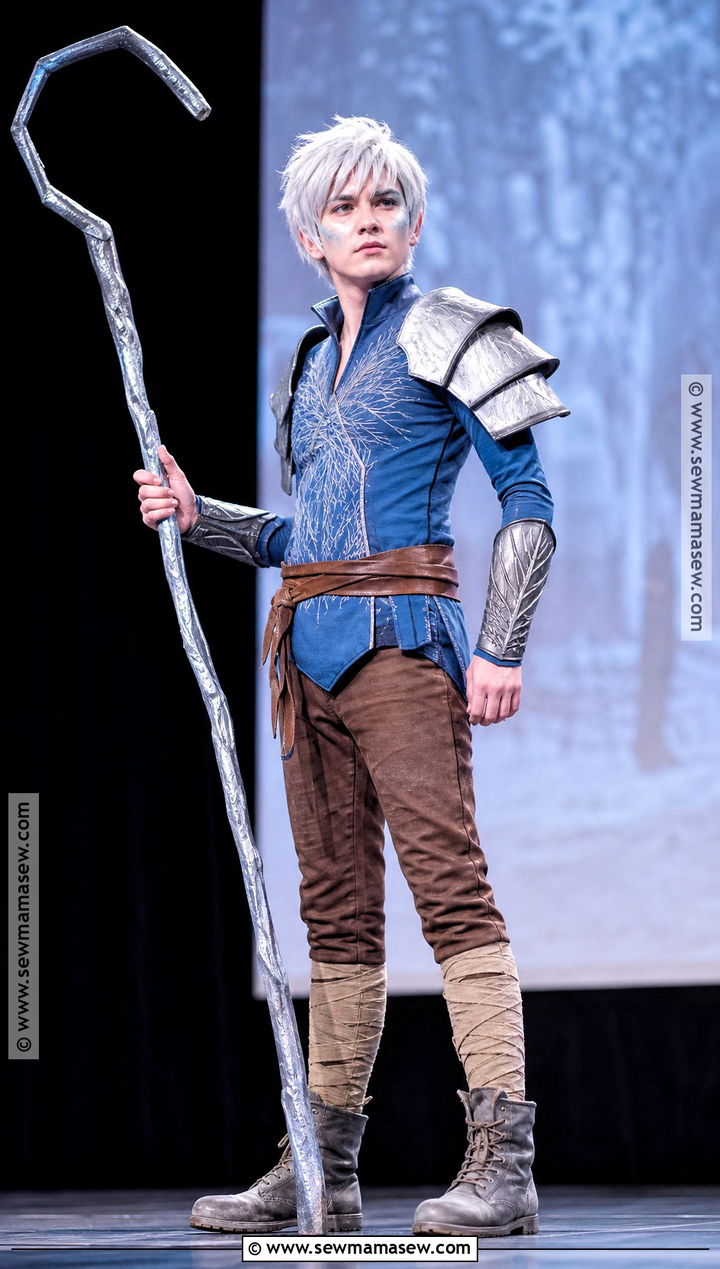 Armored Jack Frost Cosplay With Frosted Pauldrons - 30 Jack Frost Cosplay Ideas
