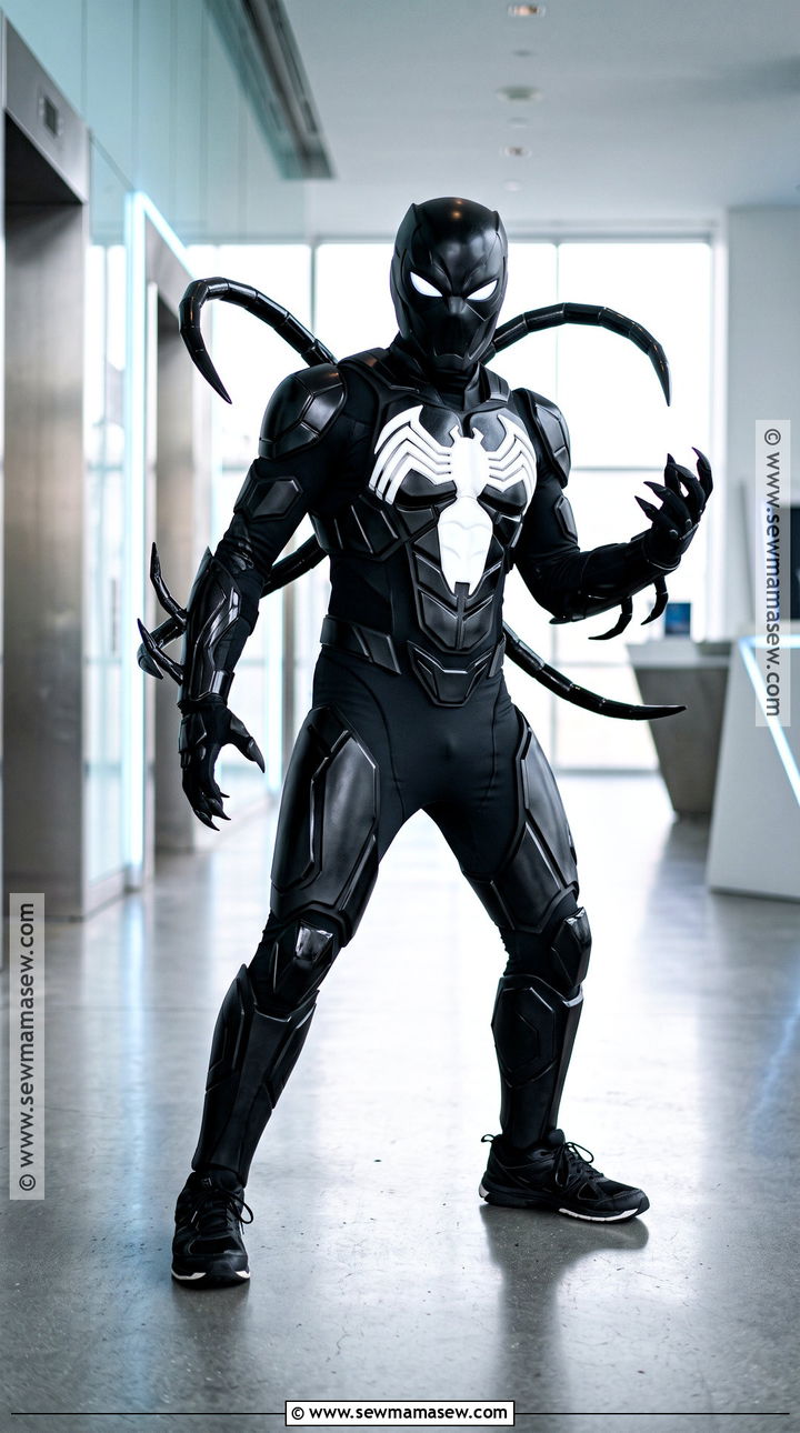 Armored Venom Costume With Foam Panels - 35 venom costume ideas