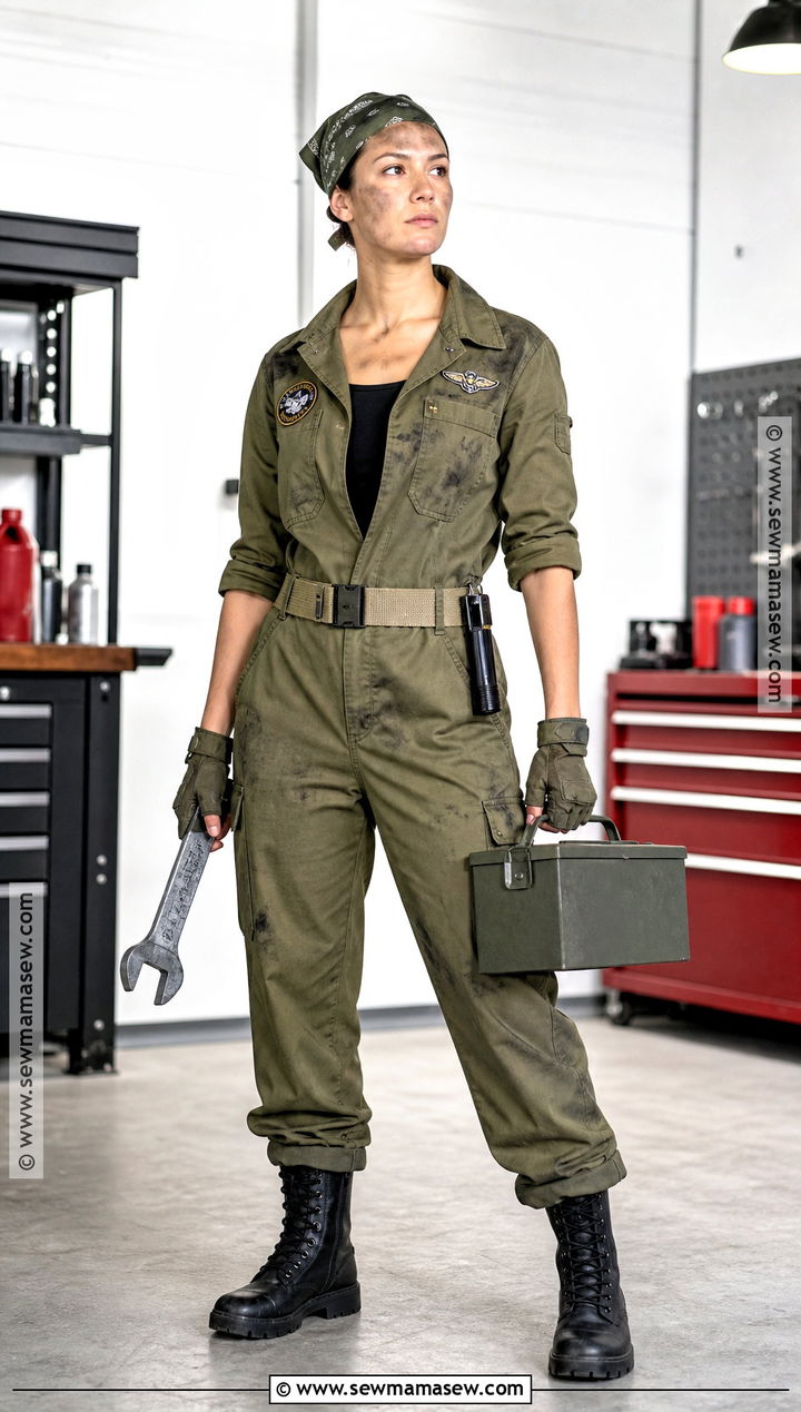 Army Mechanic Costume - 30 Army Halloween Costume Ideas