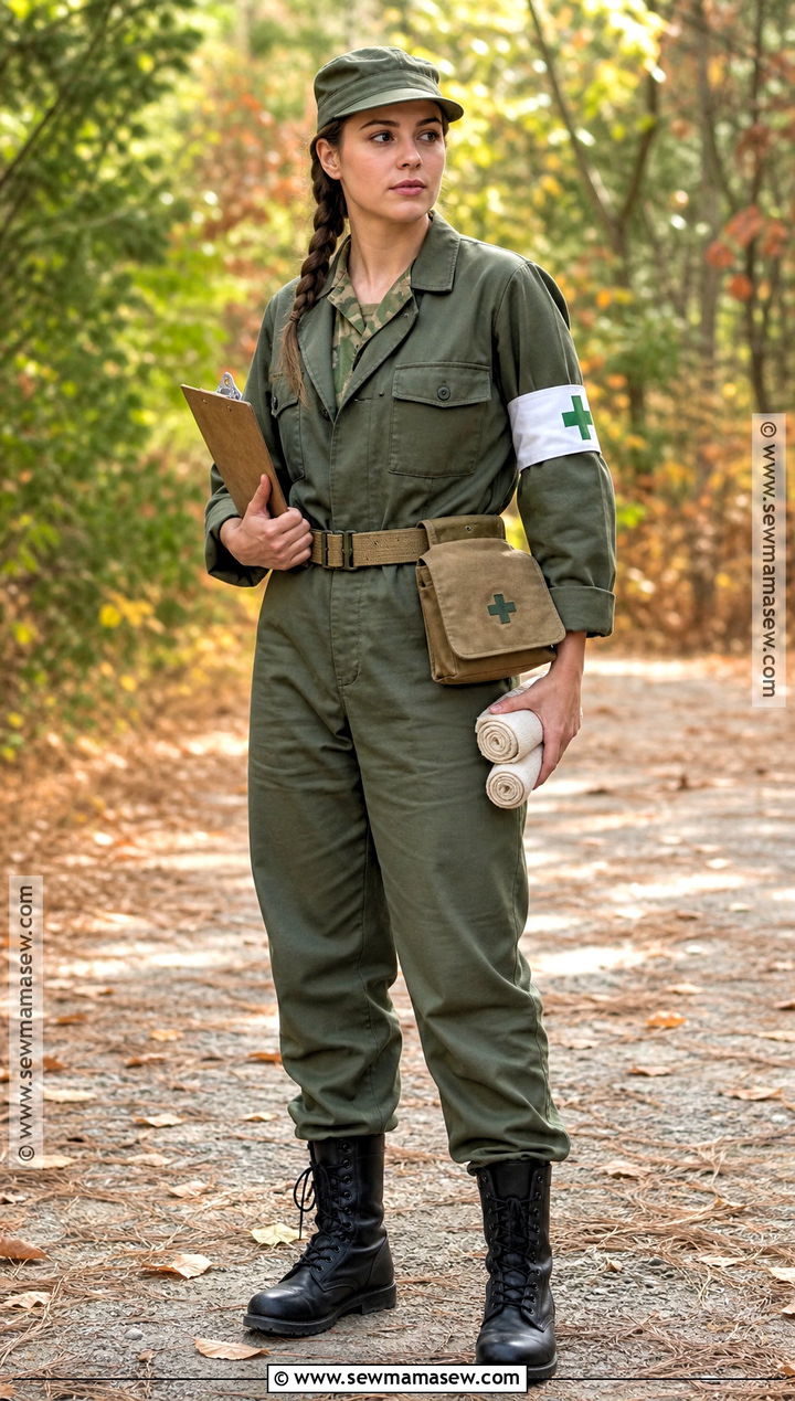 Army Medic Costume - 30 Army Halloween Costume Ideas