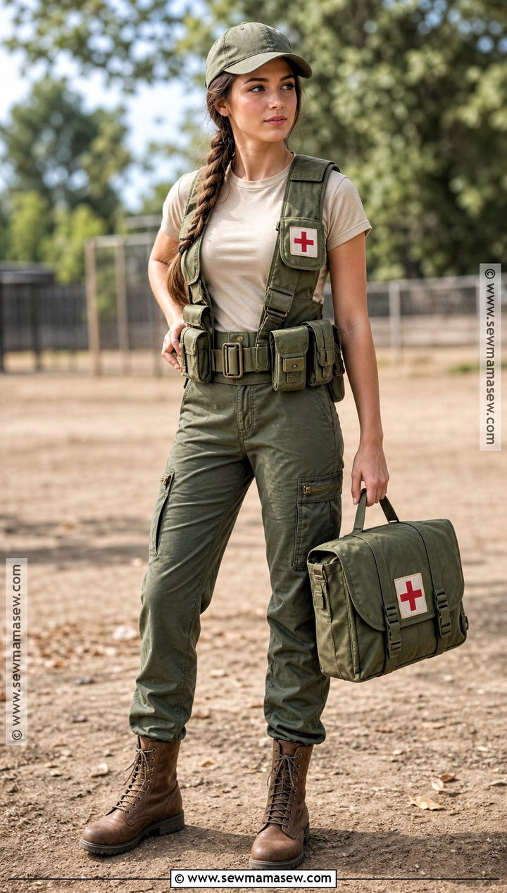 Army Medic Halloween Costume - 30 army halloween costumes for women