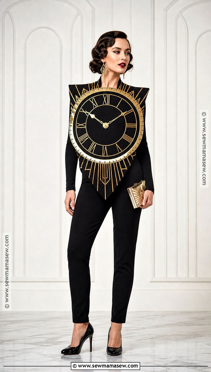 Art Deco Clock Costume - 40 non basic halloween costumes
