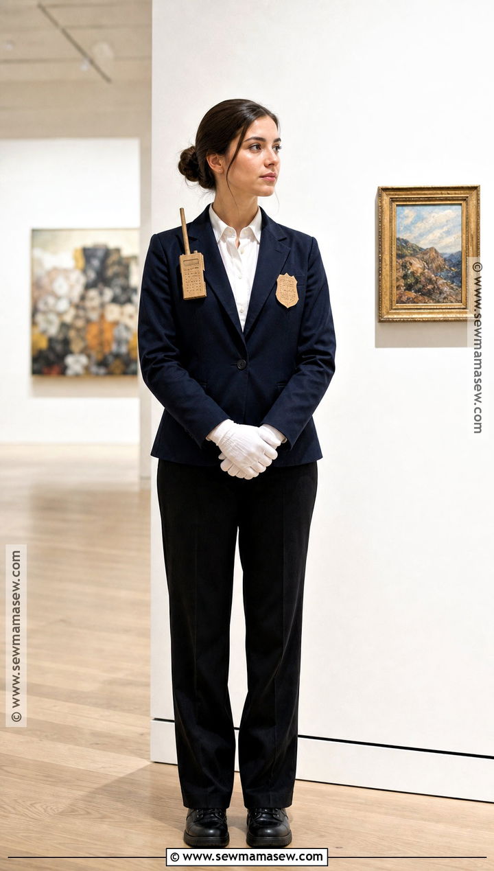 Art Museum Security Guard Costume - 50 niche halloween costumes