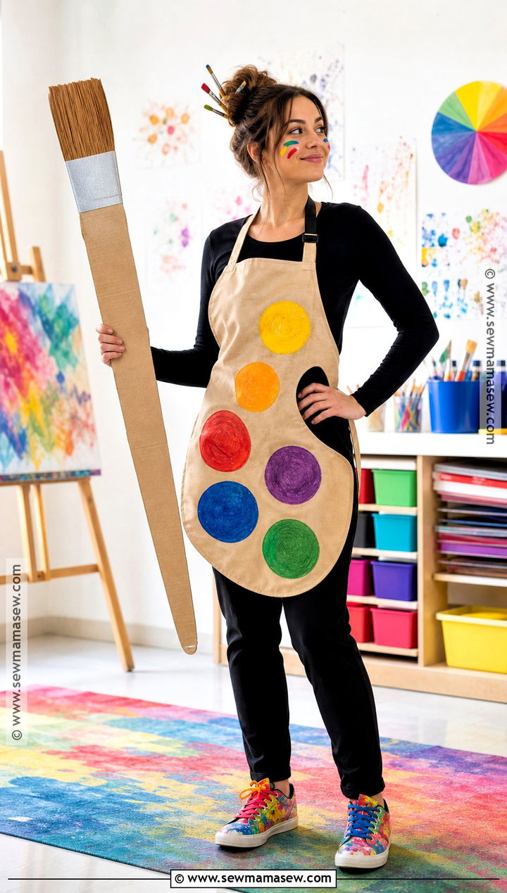 Art Teacher Paint Palette Costume - 35 halloween costumes for teachers